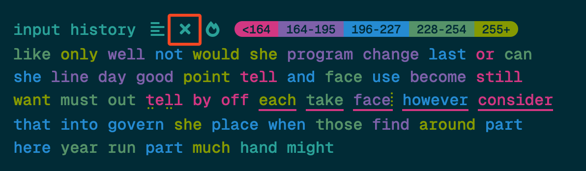 A screenshot showing the repeat missed words button.